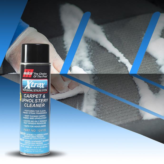 Xtrax Carpet & Upholstery Cleaner: Espuma para todo tipo de telas que remueve mugre sin dejar residuos y brinda un aroma fresco y limpio Xtrax Carpet & Upholstery Cleaner