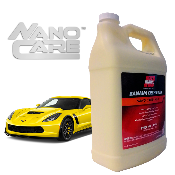 Banana Crème Wax con nanotecnología brinda brillo espectacular y protección a la pintura Banana Crème Wax Nanocare