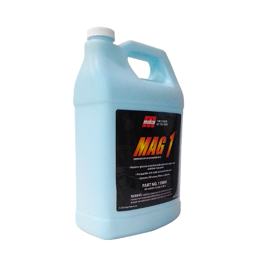 MAG 1 puede remover rayones de lija 1500 a 2500, corta rápidamente y da brillo MAG 1