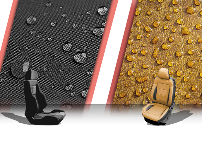 Máxima protección hidrofóbica con EPIC Fabric Coat y EPIC Leather Coat Protección de vestiduras EPIC