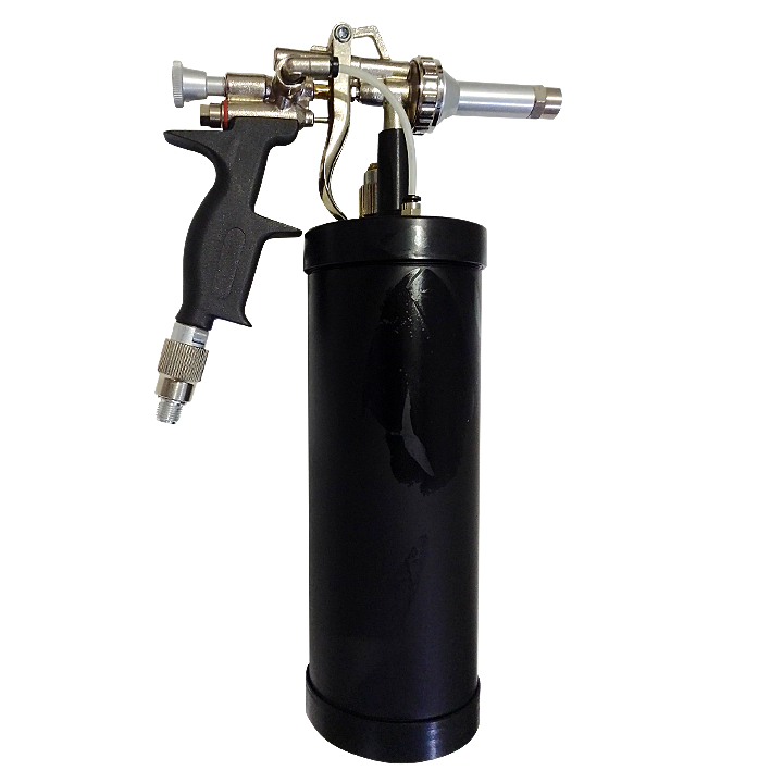 Pistola Premium para anticorrosivo y bedliner con vaso de 1 litro