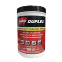 MALCO Duplex Heavy Duty Cleaning Wipes - 130 Wipes