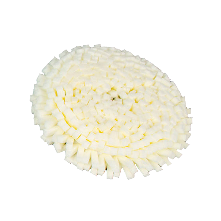 840015 WHITE TUFTED FOAM POL. PAD( cerdas dr trensas)