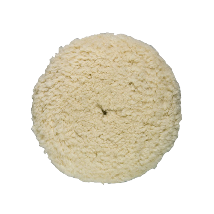 Borla de lana Blanca (Velcro) - 7.5&quot;