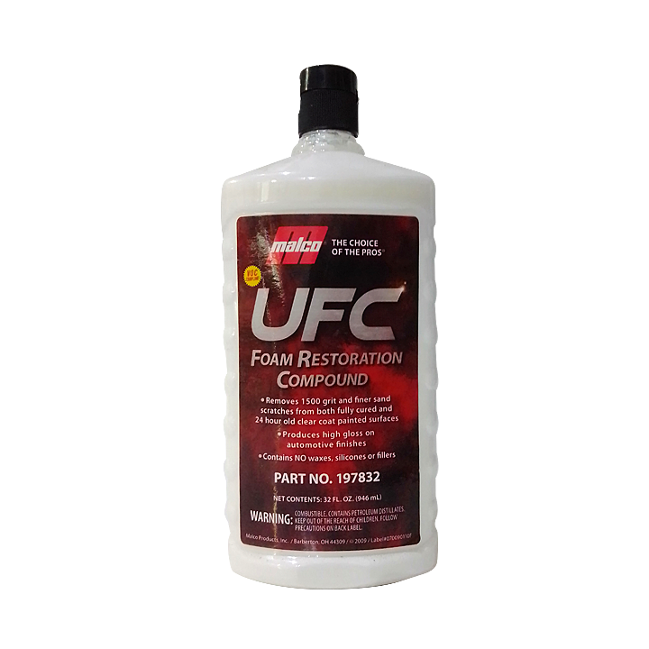 Compuesto para pulir con borla de espuma UFC Foam Restoration Compound de 32 Onzas